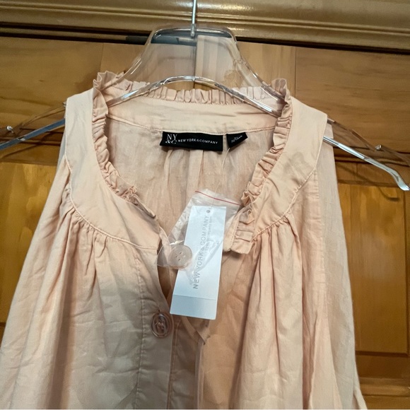 New York & Company Cotton Color Block Maxi Dress Size XL NWT - Picture 5 of 8